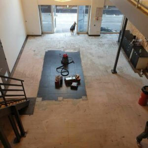 Pose de carrelage Grenoble avant réalisation